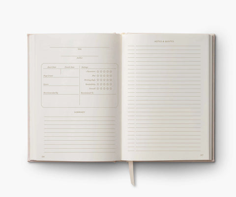 Embroidered Book Journal - Book Club