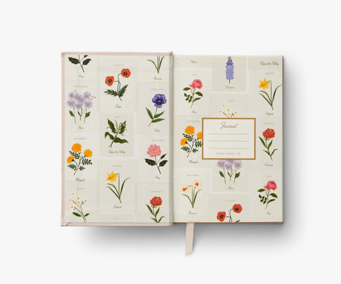 Birth Month Mini Embroidered Journal - August