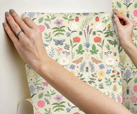 Curio Peel & Stick Wallpaper - Cream