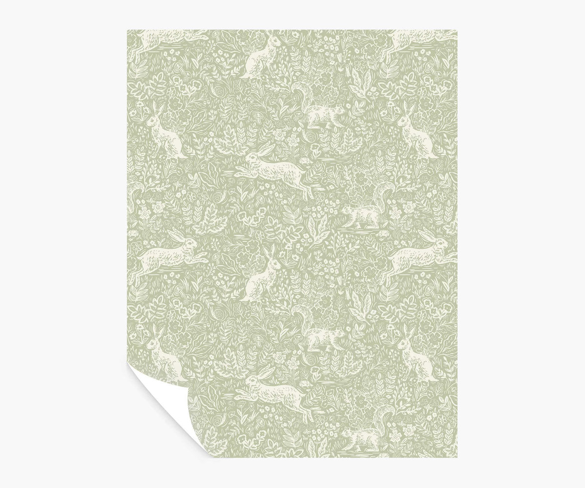 Fable Peel & Stick Wallpaper Sample - Mint
