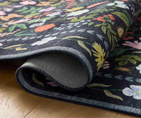 Canopy Curio Printed Rug - Charcoal