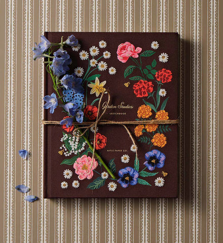 Embroidered Sketchbook - Garden Study