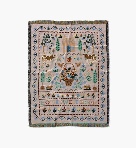 Woven Blanket - Home Sweet Home