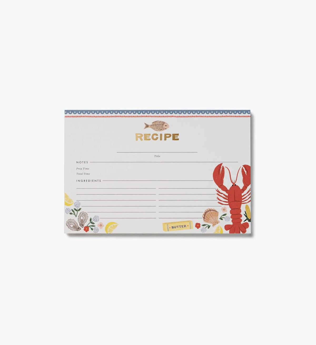 Recipe Cards - Seaside