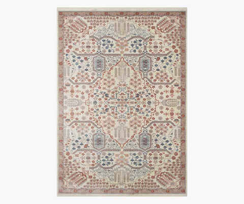 Holland Isa Power-Loomed Rug - Rust