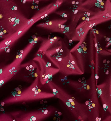 Packable Rain Poncho - Ditsy Dahlia