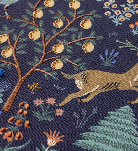 Framed Wall Art - Menagerie Navy