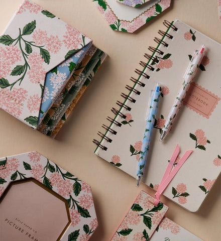 Spiral Notebook - Pink Hydrangea