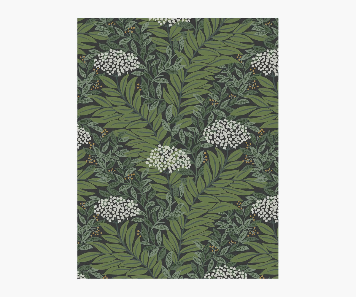 Highgrove Wallpaper Sample - Black