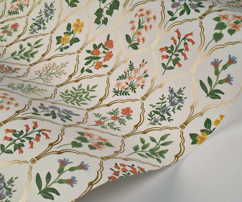 Hawthorne Wallpaper Sample - Rose Multi
