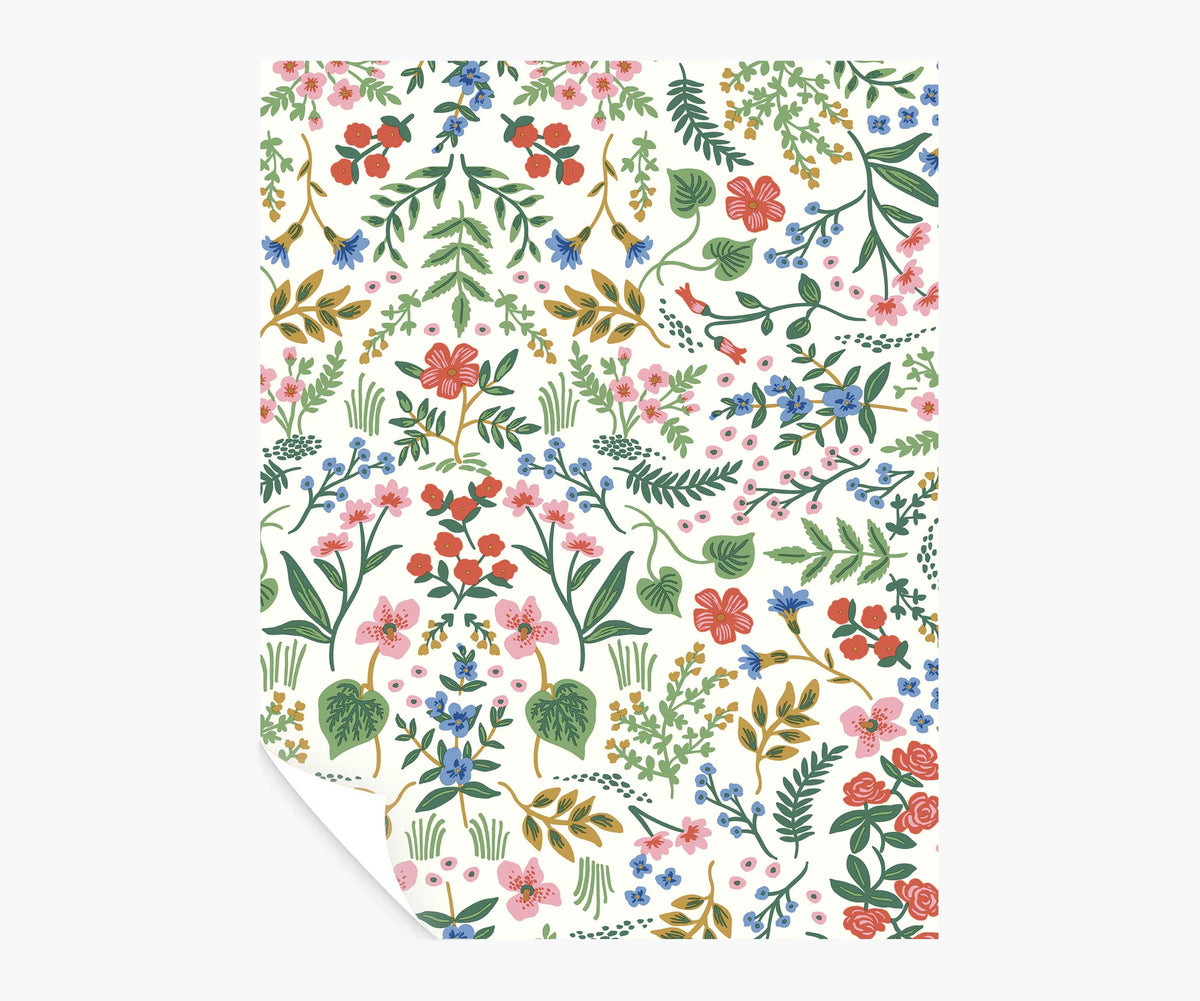 Wildwood Peel & Stick Wallpaper Sample - Rose Multi