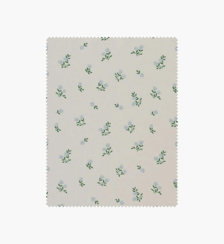Ditsy Hydrangea Cotton Fabric - Cream