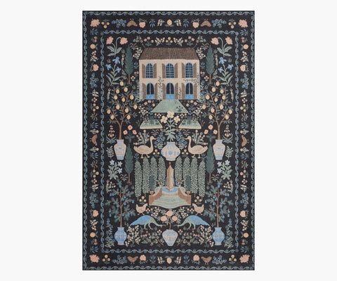 Menagerie Camont Printed Rug - Black