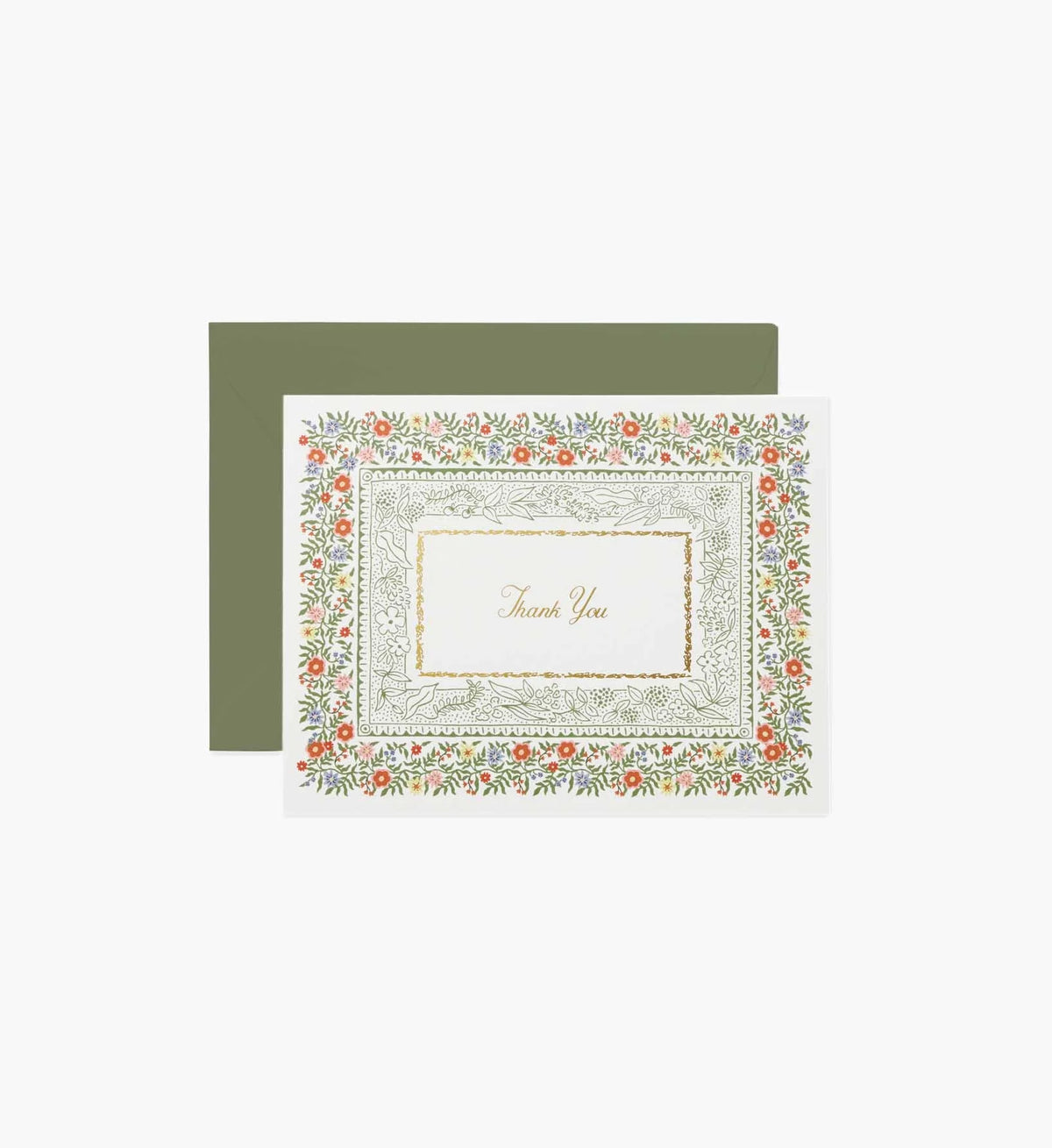 Rosette Thank You Card - Single Card