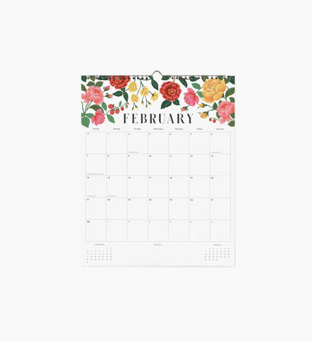 2027 Appointment Calendar - Floral