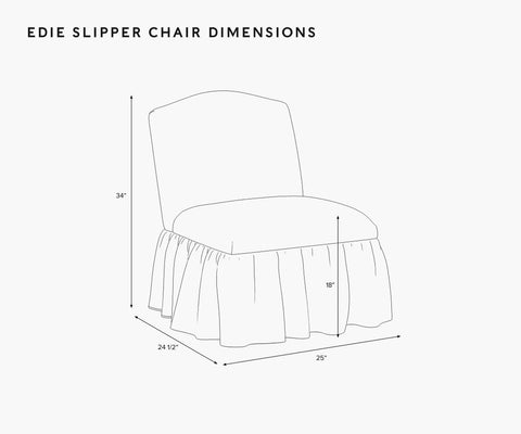 Edie Slipper Chair - Gracie