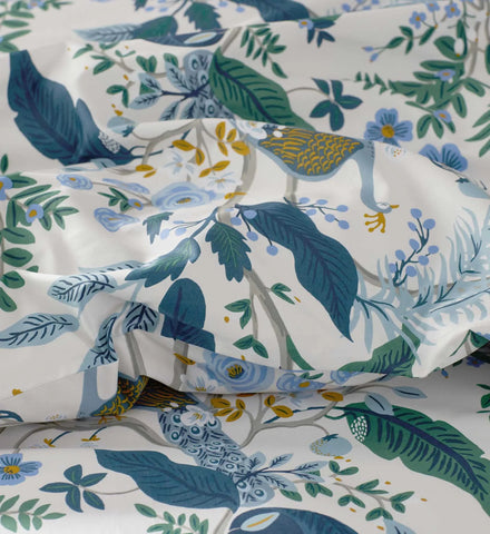 Sateen Comforter - Peacock Ivory