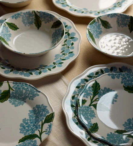 Melamine Assorted Bowls - Hydrangea