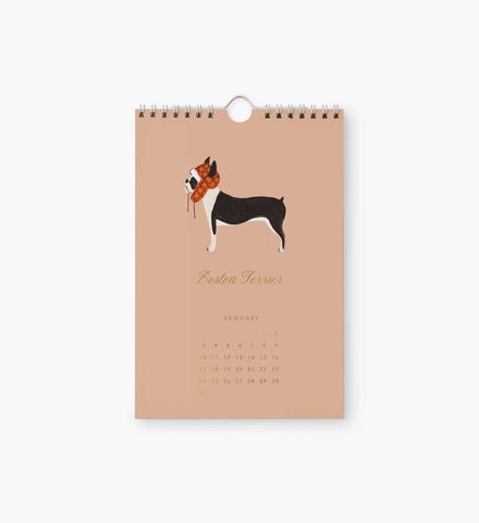 2027 Kitchen Calendar - Dog of the Month