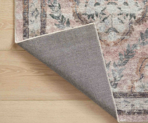 Courtyard Chateau Printed Rug - Blush