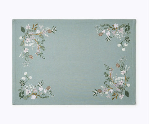 Cotton Placemats - Juniper Forest