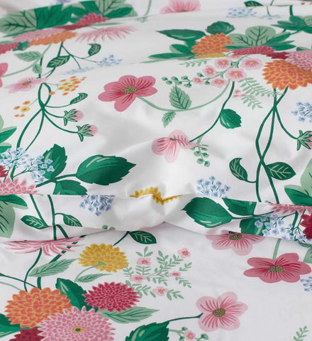 Percale Duvet Cover - Dahlia