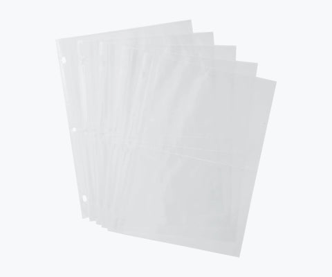 Clear Recipe Sleeve Refills