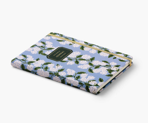 Journal with Pen - Hydrangea
