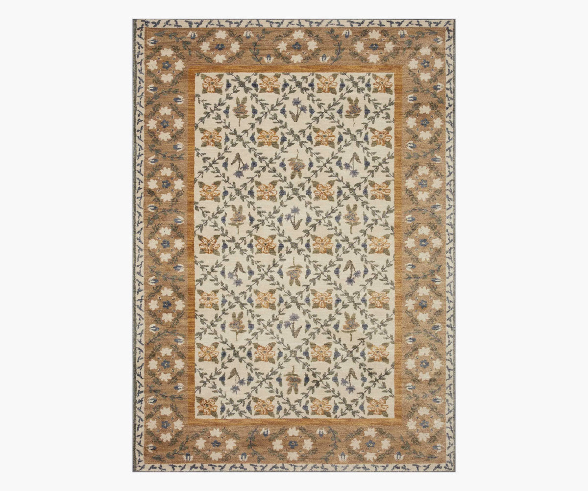 Fiore Belvedere Power-Loomed Rug - Gold