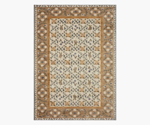 Fiore Belvedere Power-Loomed Rug - Gold