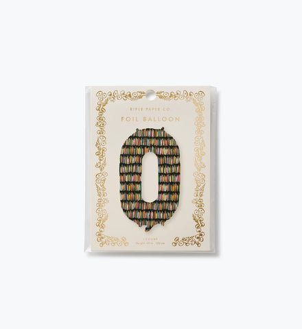 Numbered Foil Balloon - Candles
