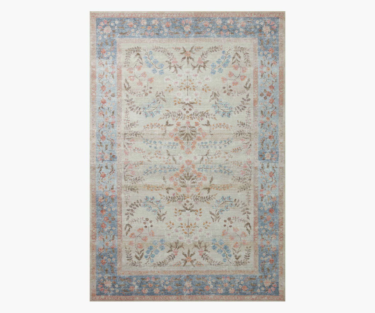 Palais Kensington Printed Rug - Light Blue