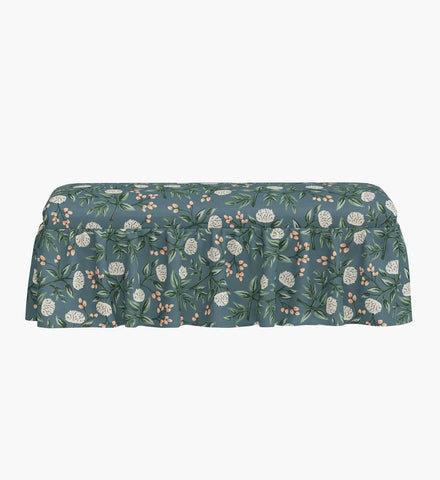 Surrey Dining Bench - Peonies
