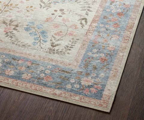 Palais Kensington Printed Rug - Light Blue