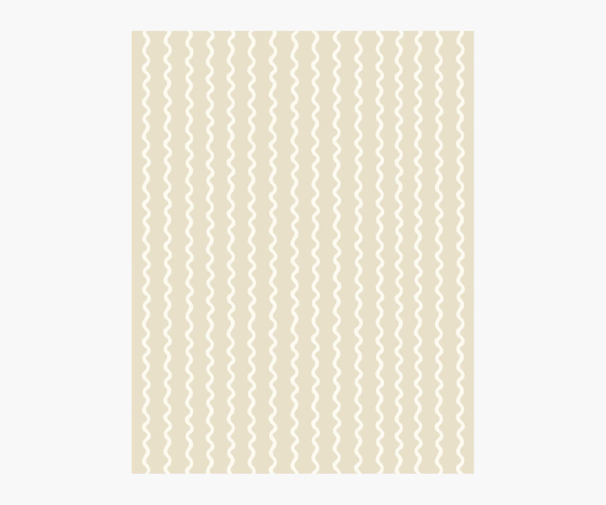 Rickrack Wallpaper Sample - Linen
