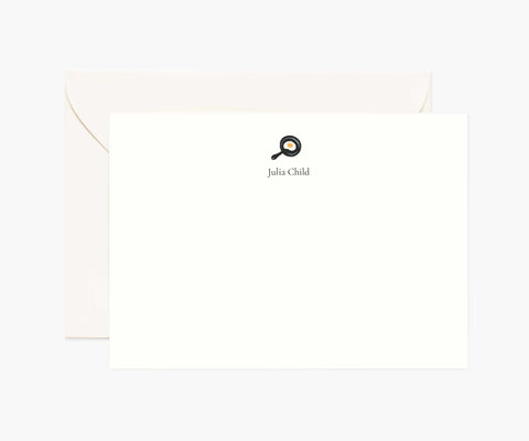 Food & Drink Personalized Stationery  - Frying Pan