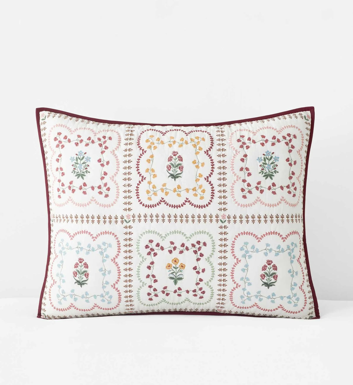 Cotton Quilted Sham - Lottie