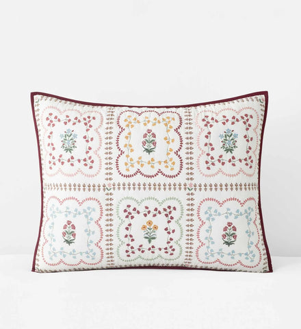 Cotton Quilted Sham - Lottie