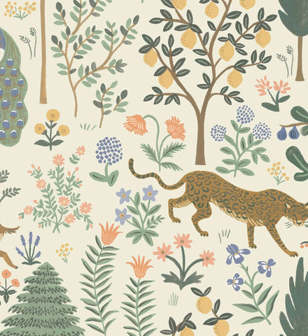 Menagerie Peel & Stick Wallpaper - Cream