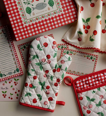 Oven Mitt - Cherries