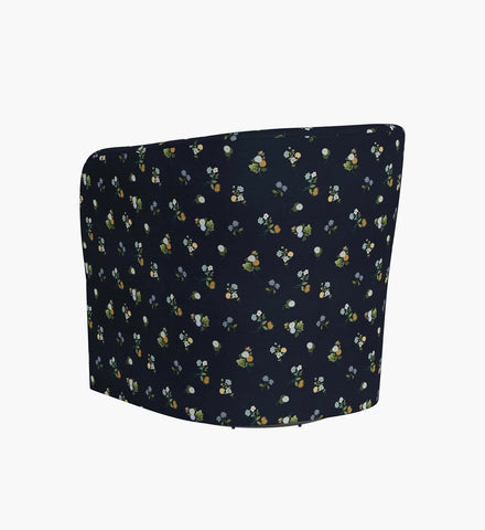Pembroke Swivel Chair - Ditsy Dahlia Navy