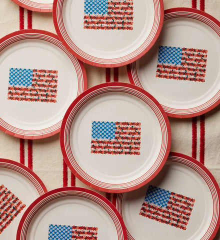 Small Paper Plates - Americana