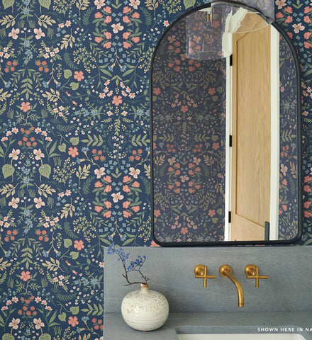 Wildwood Wallpaper - Rose Multi