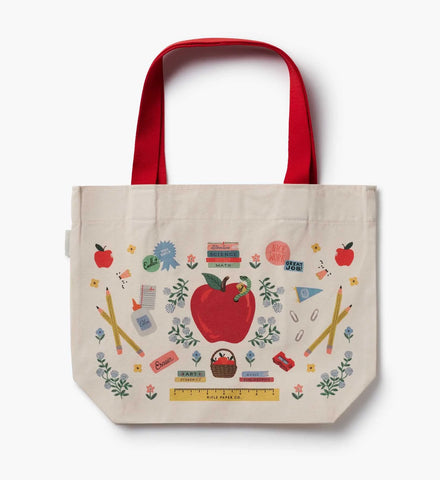 East West Canvas Tote Bag - Schoolhouse