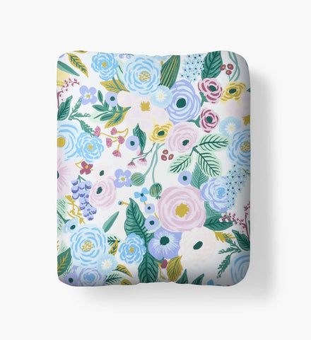 Percale Fitted Sheet - Garden Party Lilac