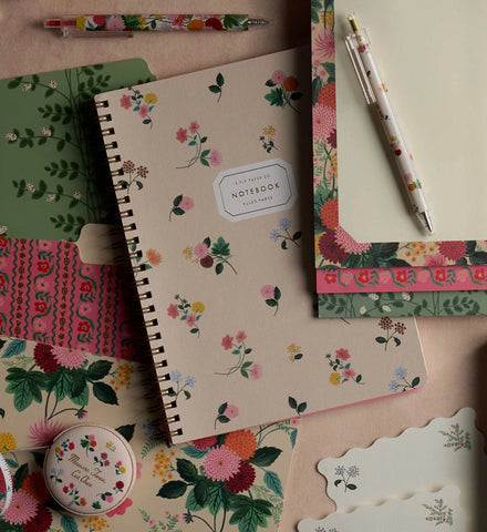 Spiral Notebook - Ditsy Dahlia
